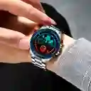 Reloj G-force H3907g Cronografo Funcional Acero + Estuche