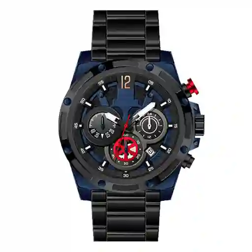 Reloj G-force H3907g Cronografo Funcional Acero + Estuche