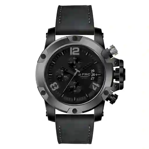 Reloj G-force H3638g Cronografo Funcional Cuero + Estuche