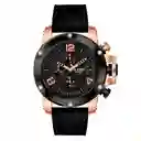Reloj G-force H3638g Cronografo Funcional Cuero + Estuche