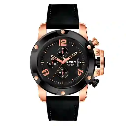 Reloj G-force H3638g Cronografo Funcional Cuero + Estuche