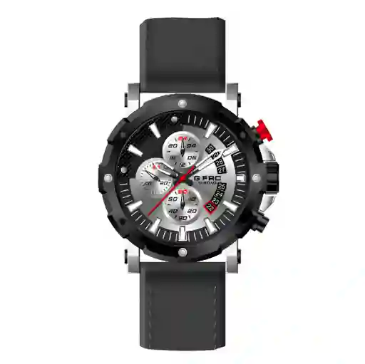 Reloj G-force H3679g Cronografo Funcional Cuero + Estuche