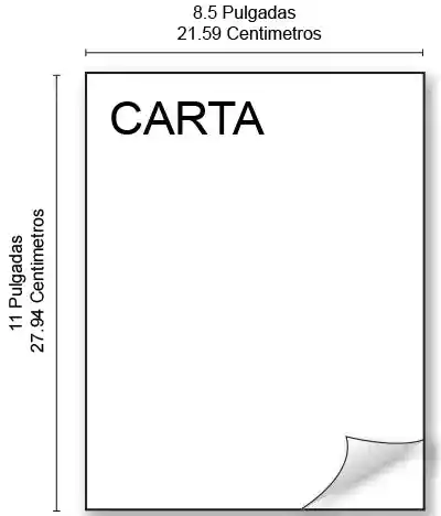 Hojas De Resma Por Unidad Tamaño Carta