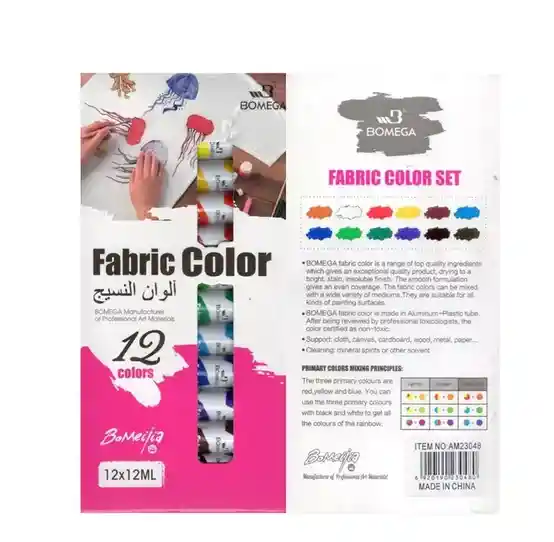 12 Pomos Pintura Para Telas Bomeijia