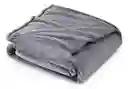 Cobija Manta Térmica Suave Piel Durazno 180 X 240 Silver Gris Liviana