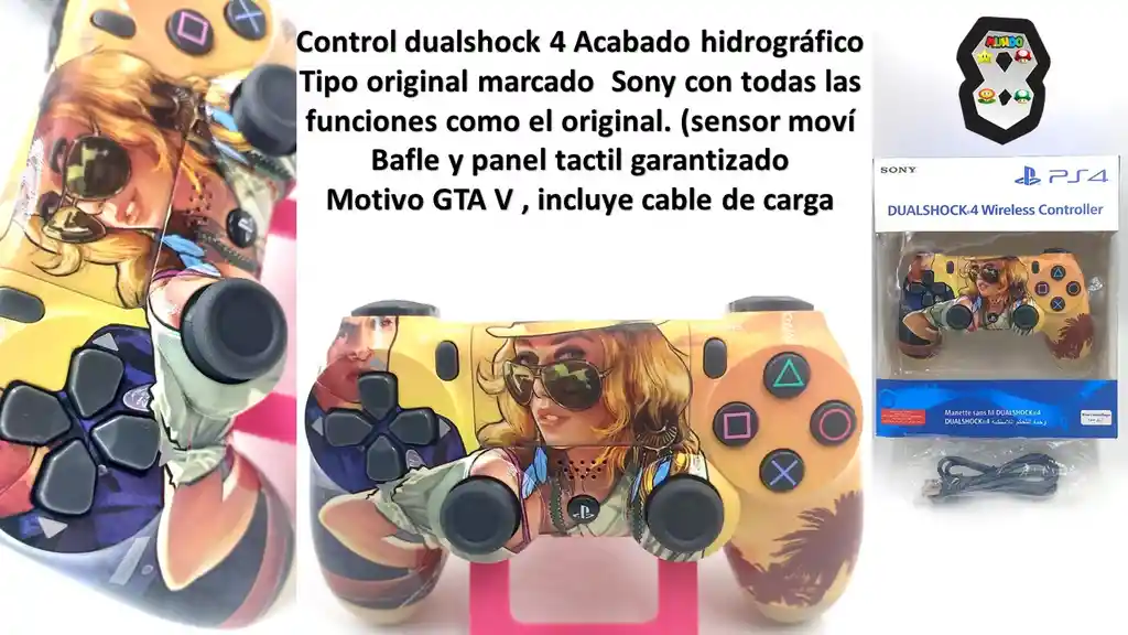 Control Play 4 Tipo Original Gta V