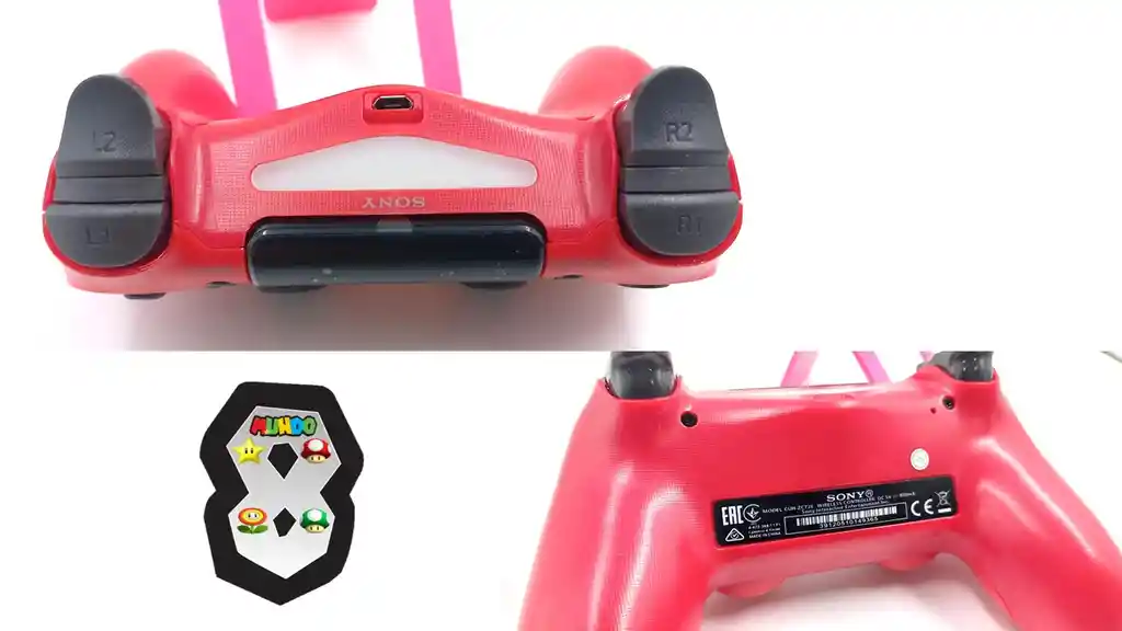 Control Play 4 Tipo Original Rojo