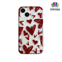 Estuche Iphone 16 Pro Mily (corazones)