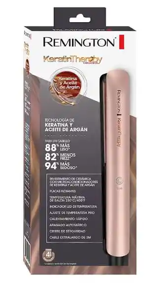 Plancha De Cabello Remington Keratina