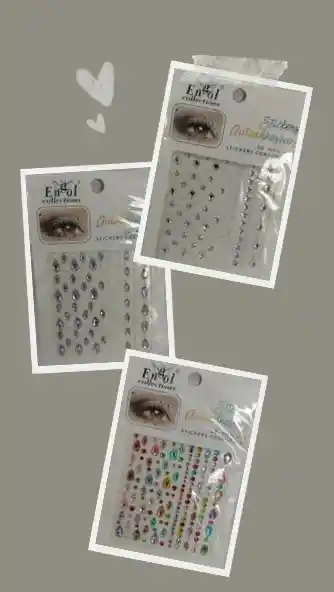Gemas Sticker Para Ojos Y Rostro