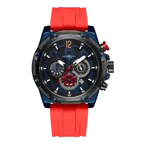 Reloj G-force H3907g Cronografo Funcional Goma + Estuche