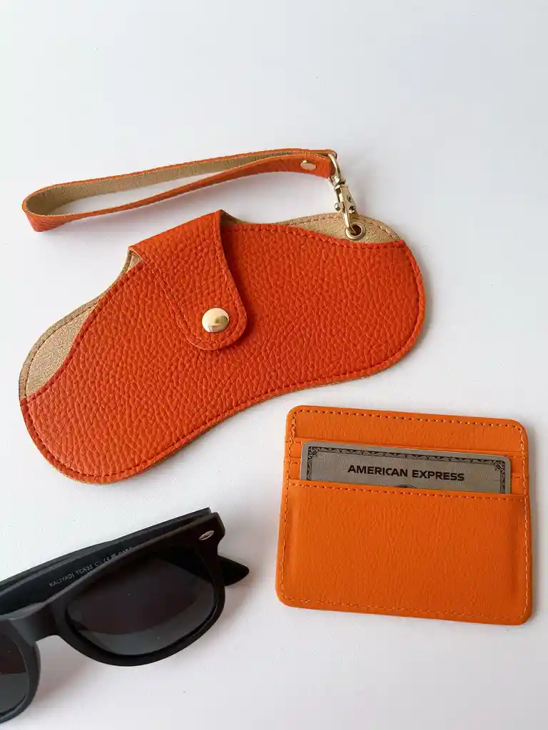 Porta Gafas Naranja
