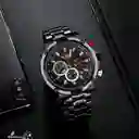 Reloj G-force H3829g Cronografo Funcional Acero + Estuche