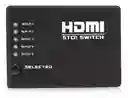 Hdmi Switch Multiplicador Selector 5x1 Full Hd 1080p Control