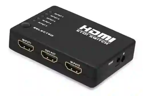 Hdmi Switch Multiplicador Selector 5x1 Full Hd 1080p Control