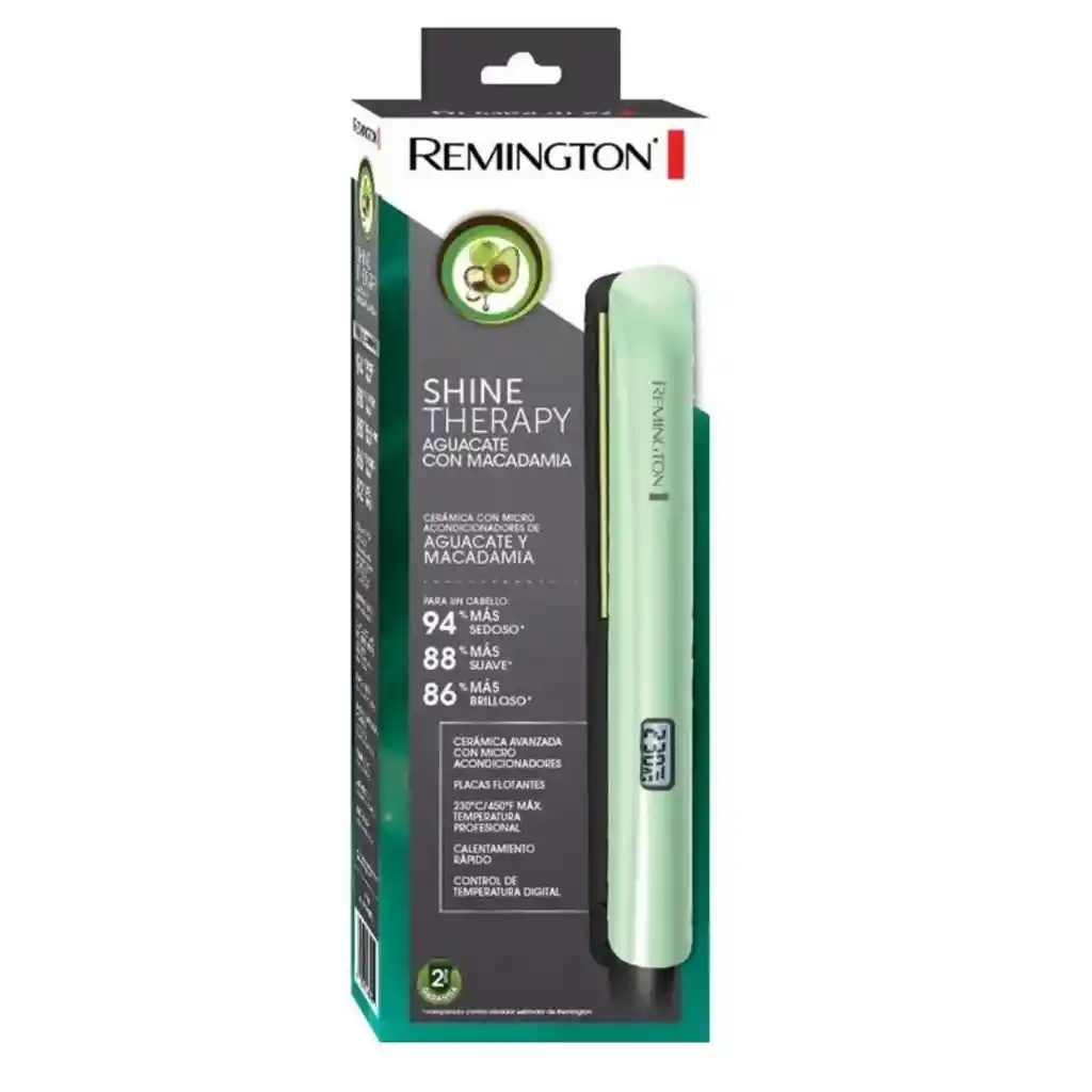 Plancha Para Cabello Remington Aguacate S9960