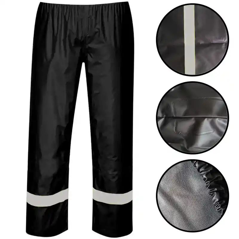 Pantalon Impermeable Pvc Rino Disponible Talla L, M, Xl Y Xxl