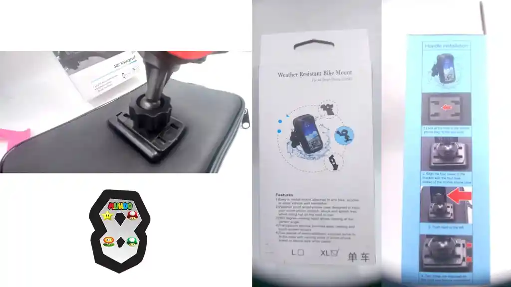 Soporte Telefono Para Moto Con Antireflejo