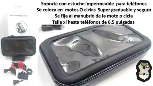 Soporte Telefono Para Moto Manubrio