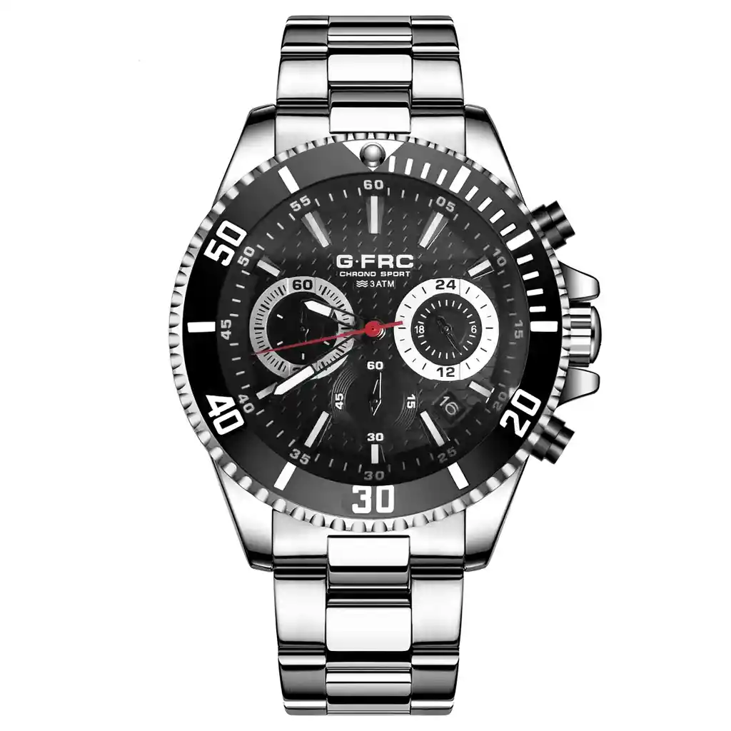 Reloj G-force H4232g Cronografo Funcional Acero + Estuche