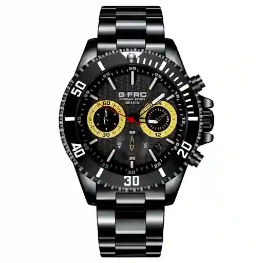 Reloj G-force H4232g Cronografo Funcional Acero + Estuche