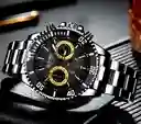 Reloj G-force H4232g Cronografo Funcional Acero + Estuche