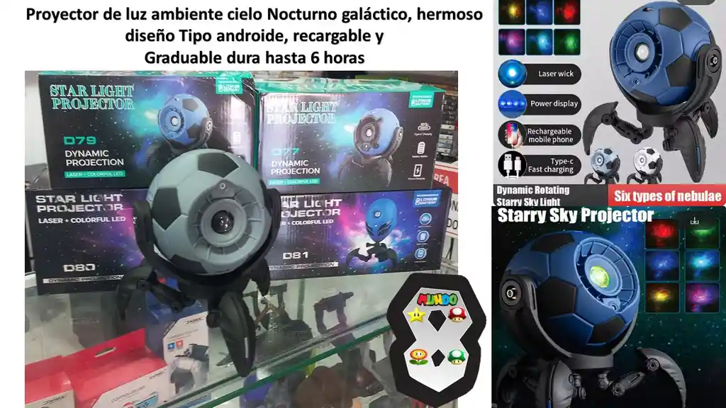 Proyector Luz Cielo Nocturno