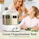 Dispensador Grande Giratorio 360º Contenedores De Almacenamiento De Granos