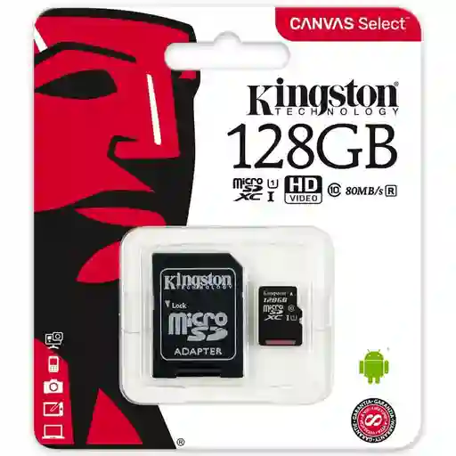Memoria Kingston Micro Sd 128gb