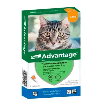 Advantage Gatos Hasta 4kg