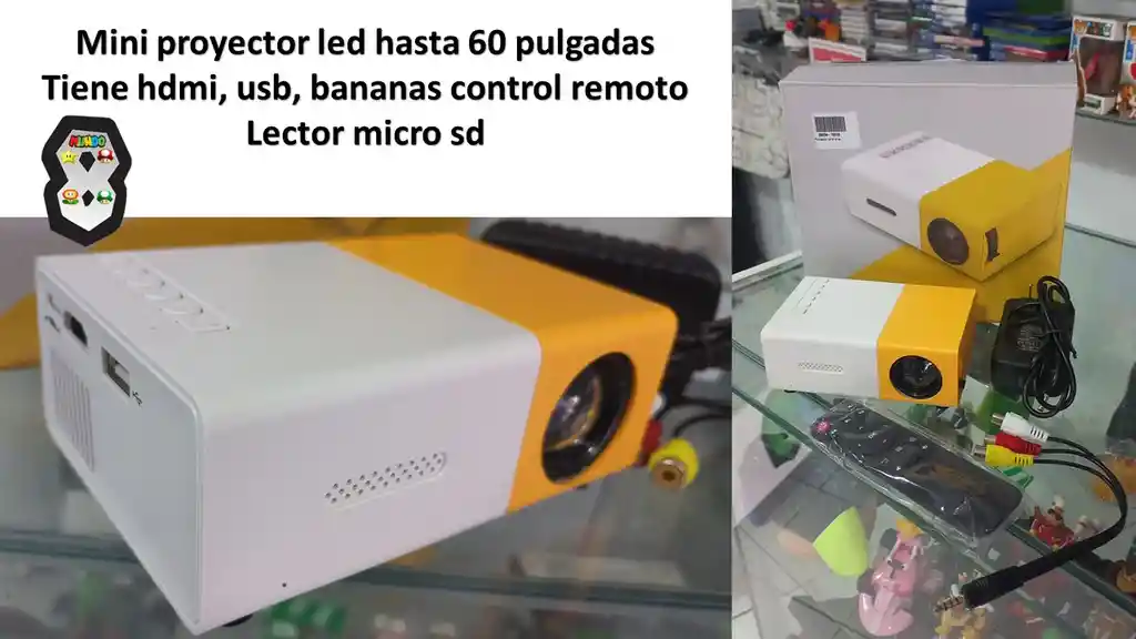Proyector Mini Con Parlande Hdmi Av Y Usb