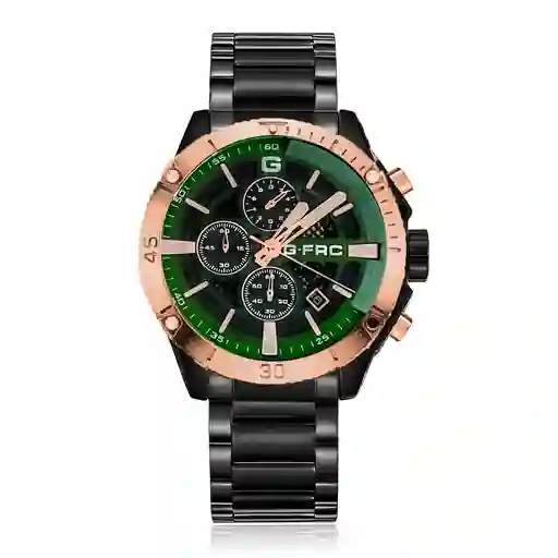 Reloj G-force H3840g Cronografo Funcional Acero + Estuche
