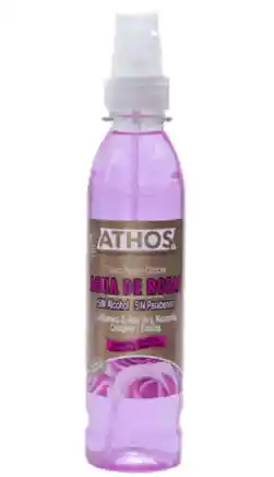 Agua De Rosas Athos 250 Ml Con Atomizador