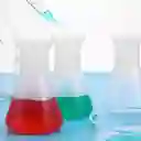 Juego De Frascos Cónicos De Plástico De 1.7 Fl Oz, Escala Transparente, Frasco Cónico Científico Para Laboratorio Escolar