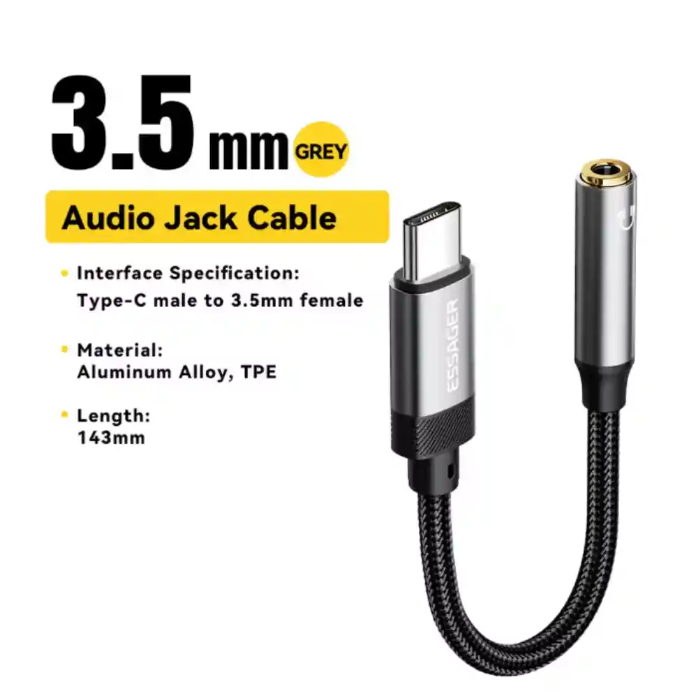 Adaptador Audifono Usb C A Jack 3.5 Mm Galaxy Ipad Pro Pixel
