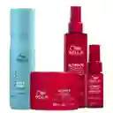 Kit Reparador Wella Ultimate Repair + Shampoo Aqua Pure