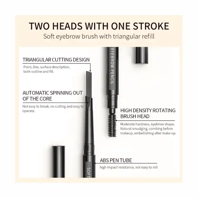 Lapiz Delineador Cejas Iconsign Dark Brown