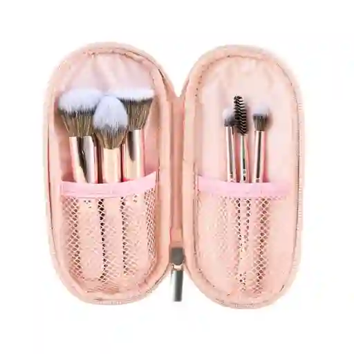 Kit De Brochas Pink Travel Atenea X 6 Unds