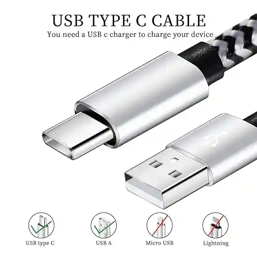 Cable Cargador Usb Tipo C Para Celular
