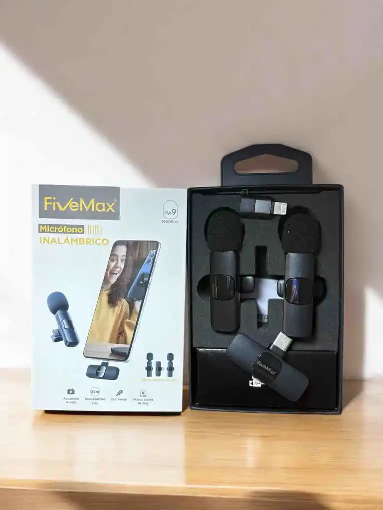 Microfonos Inalambricos Para Iphone Android | 2 En 1