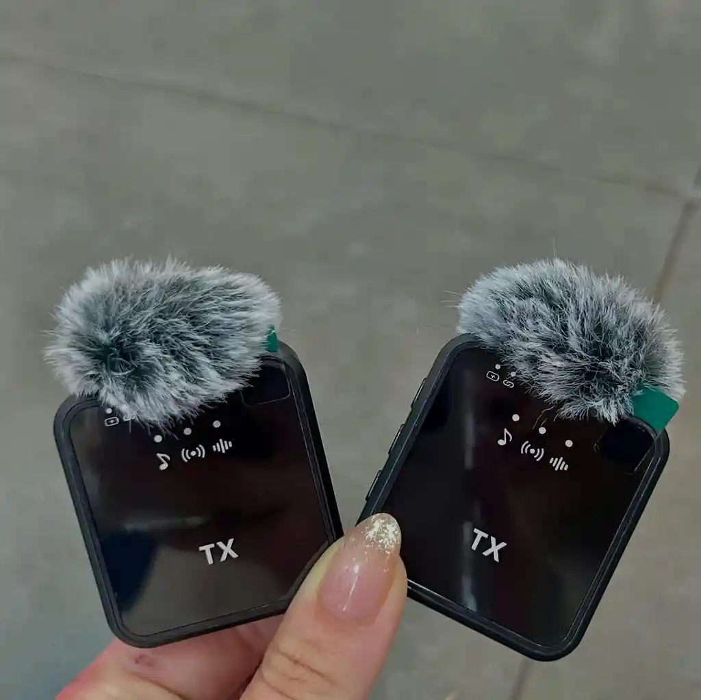Microfonos Profesionales Inalambricos Para Iphone, Android Y Camara | 2 En 1