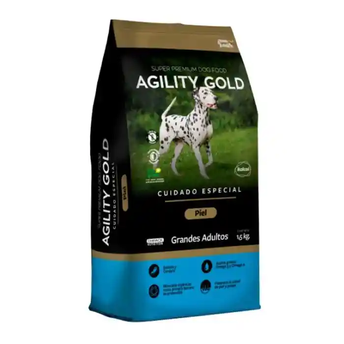 Agility Gold Piel Razas Grandes 3kg