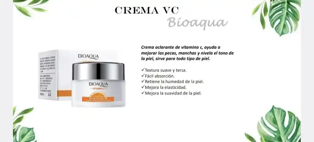 Crema Aclarante Vitamina C
