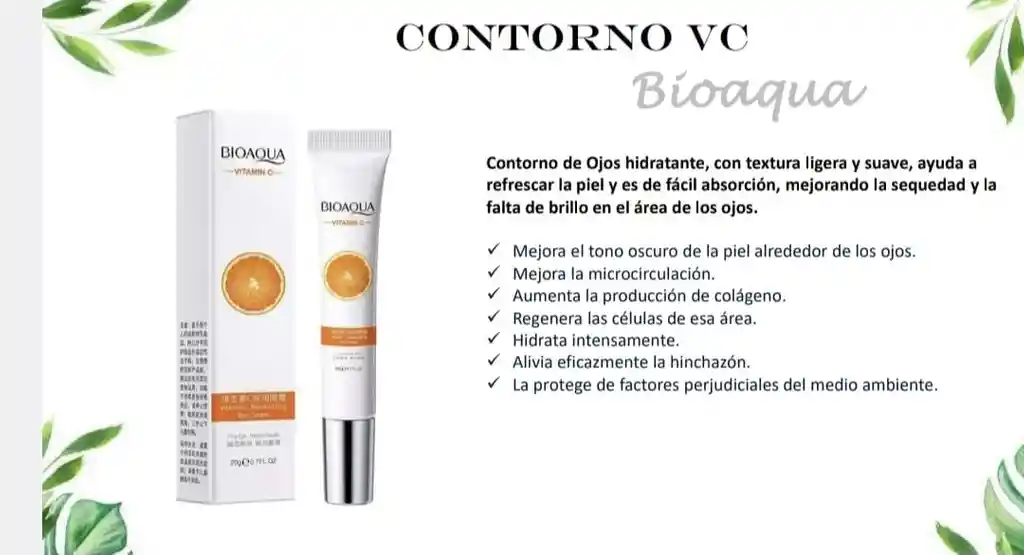 Contorno De Ojos Hidratante Vitamina C