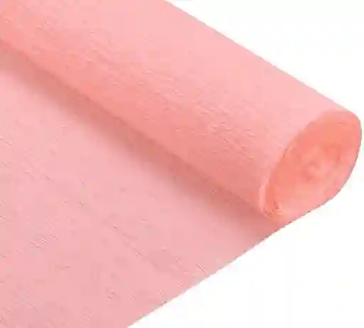Papel Crepe Rosa Claro 1 Pliego