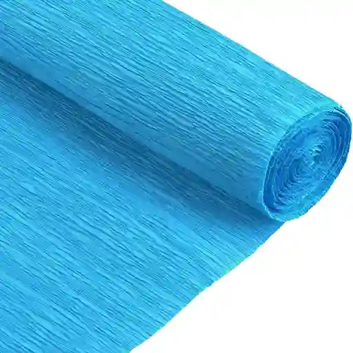 Papel Crepe/ Azul Cielo 1 Pliego