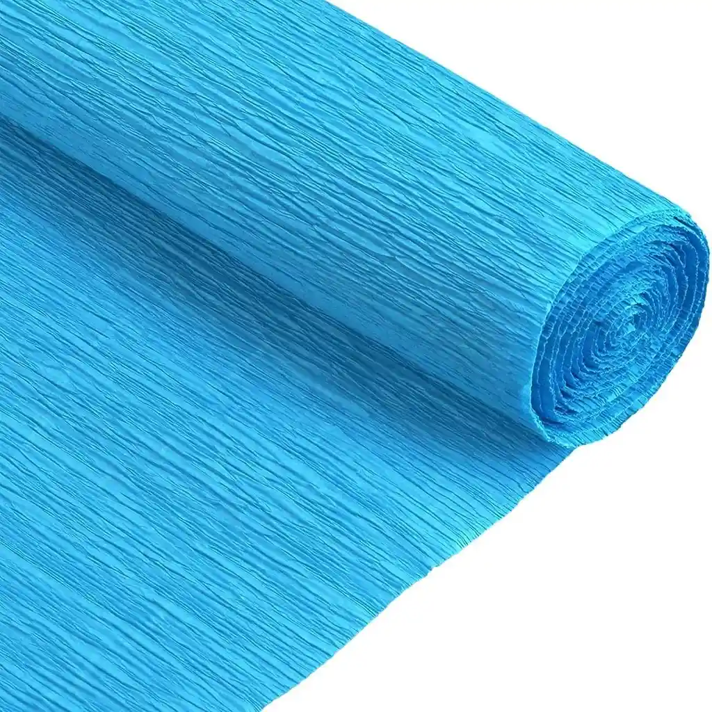 Papel Crepe/ Azul Cielo 1 Pliego