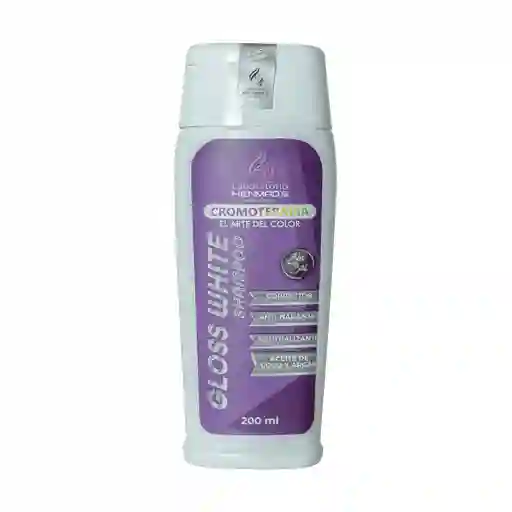 Shampoo Gloss White (blanco) Antinaranja Cromoterapia Henmad´s