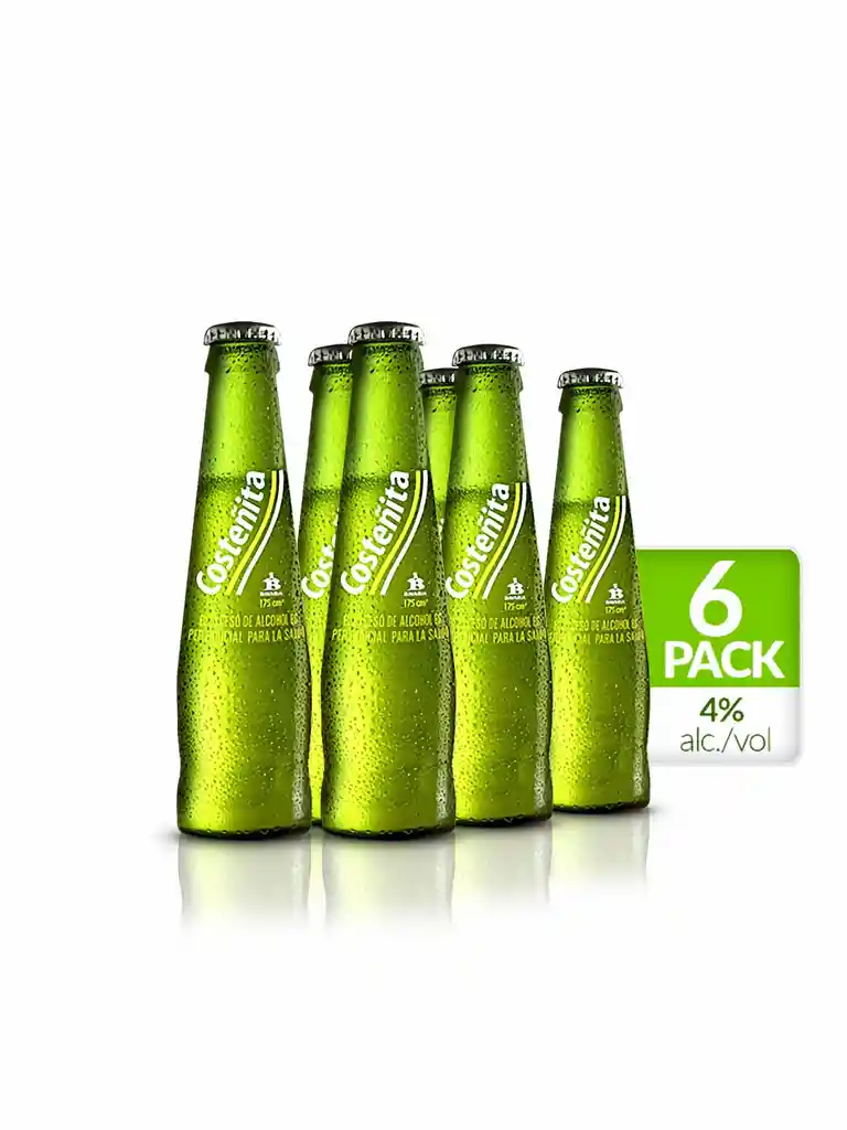 Cerveza Costeñita Six Pack