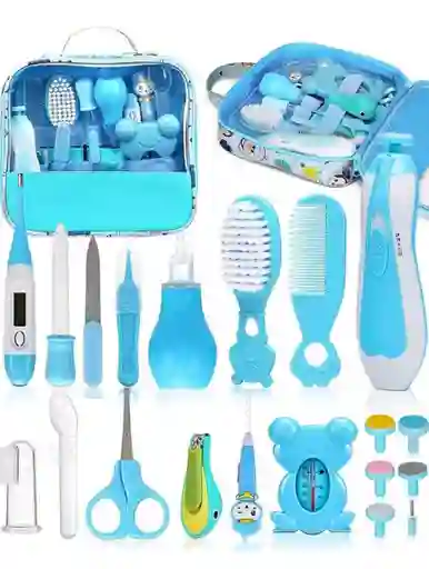 Set De Aseo Para Bebe Con Lima Pulidor Uñas 16 Piezas